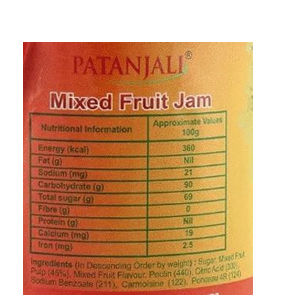 Patanjali Mixed Fruit Jam Patanjali Mixed Fruit Jam