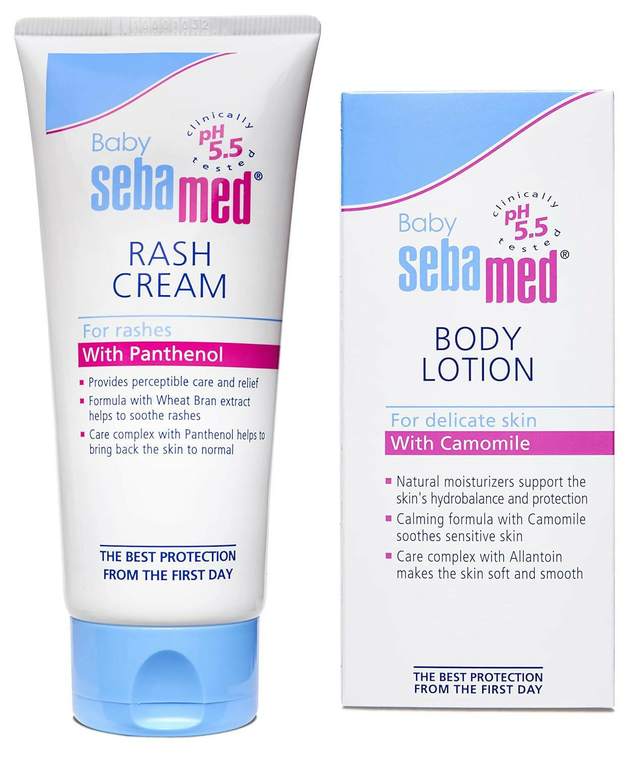Sebamed Baby Rash Cream 100ml & Baby Lotion 100ml Combo - Safuron