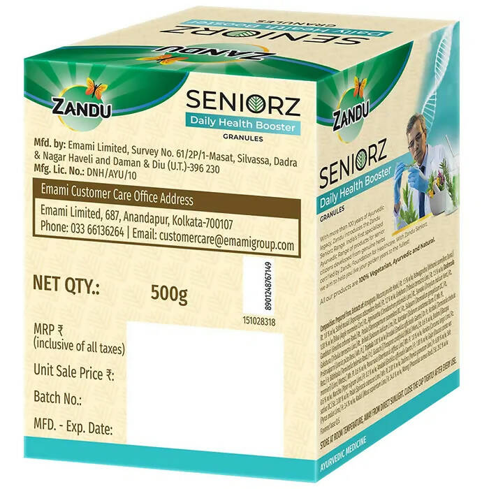 Zandu Seniorz Daily Health Booster Granules Zandu Seniorz Daily Health Booster Granules