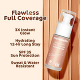 Mamaearth Hydra-Glow Full Coverage Foundation With Vitamin C & Turmeric - Ivory Glow
