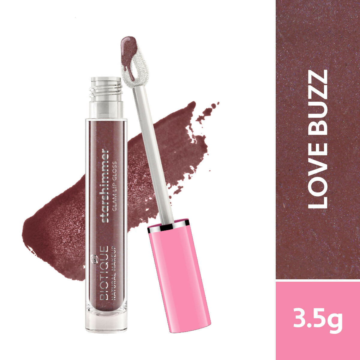 Biotique Starshimmer Glam Lip Gloss - Love Buzz Biotique Starshimmer Glam Lip Gloss - Love Buzz