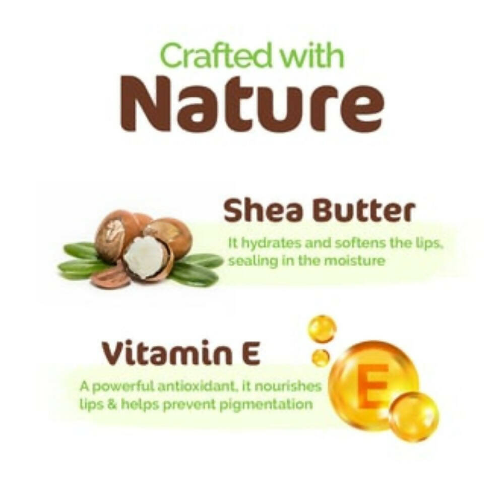 Mamaearth Nourishing 100% Natural Lip Balm With Vitamin E & Shea Butter Mamaearth Nourishing 100% Natural Lip Balm With Vitamin E & Shea Butter