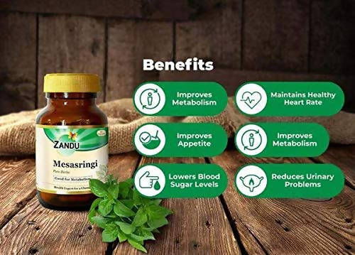 Zandu Mesasringi Pure Herbs Capsules Zandu Mesasringi Pure Herbs Capsules