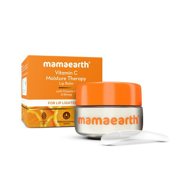 Mamaearth Vitamin C Moisture Therapy Lip Balm SPF 50 with Vitamin C & Honey For Lip Lightening Mamaearth Vitamin C Moisture Therapy Lip Balm SPF 50 with Vitamin C & Honey For Lip Lightening