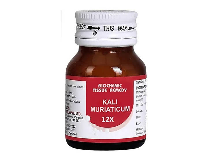 Bakson's Homeopathy Kali Muriaticum Biochemic Tablets Bakson's Homeopathy Kali Muriaticum Biochemic Tablets