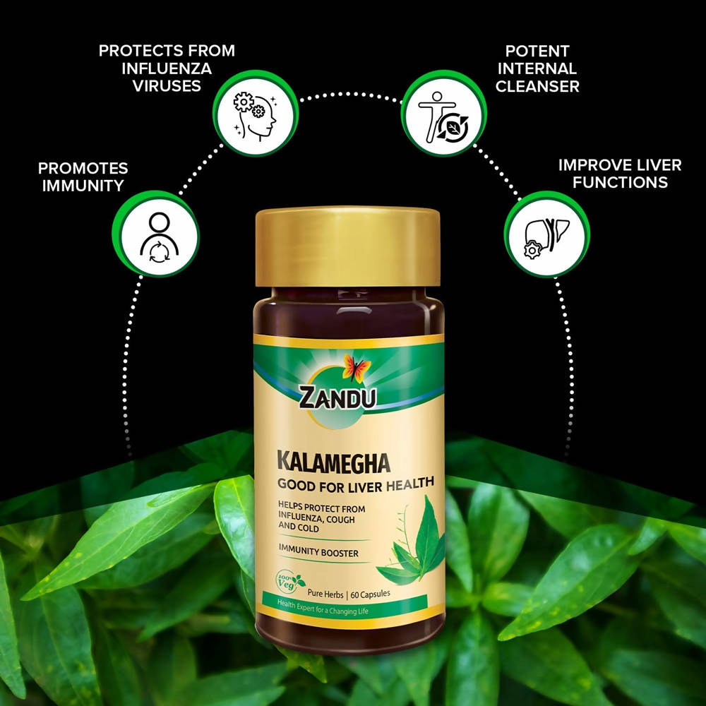Zandu Kalamegha Good For Liver Health Capsules Zandu Kalamegha Good For Liver Health Capsules