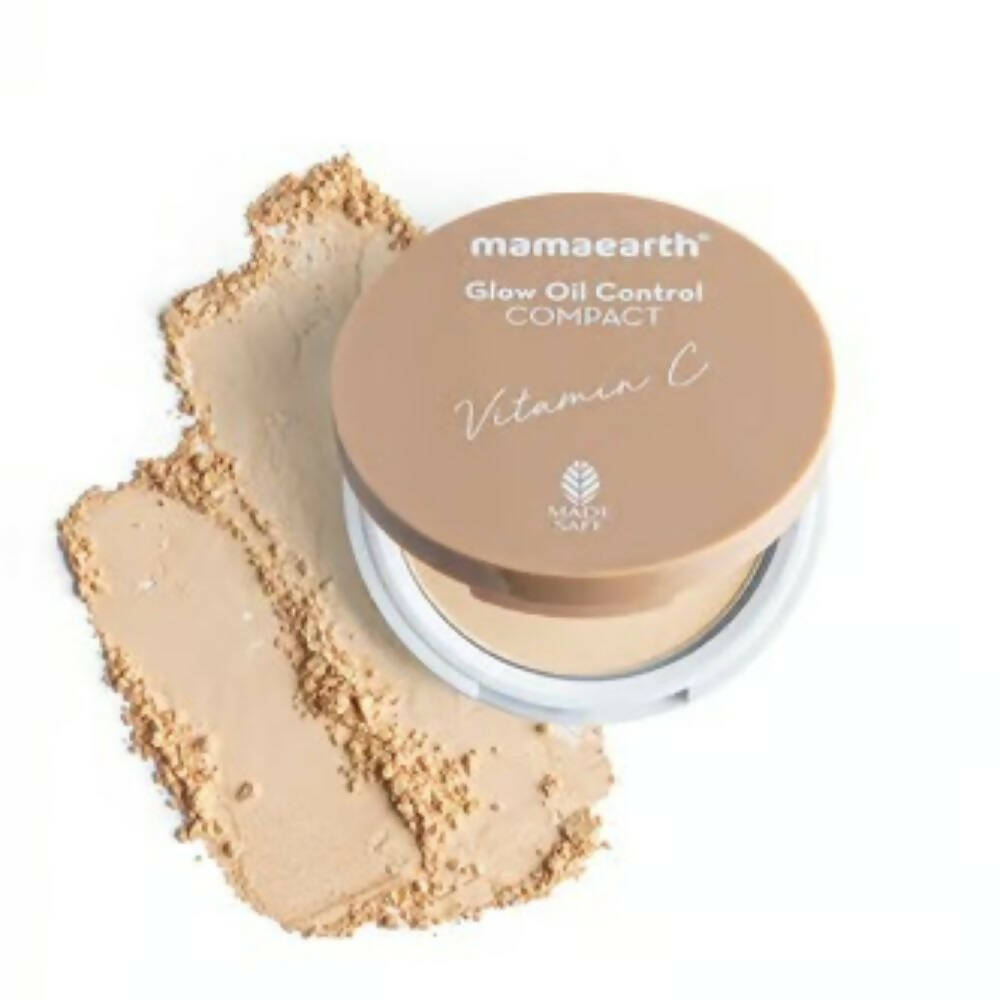 Mamaearth Glow Serum Foundation + Glow Oil Control Compact Combo - Ivory Glow Mamaearth Glow Serum Foundation + Glow Oil Control Compact Combo - Ivory Glow