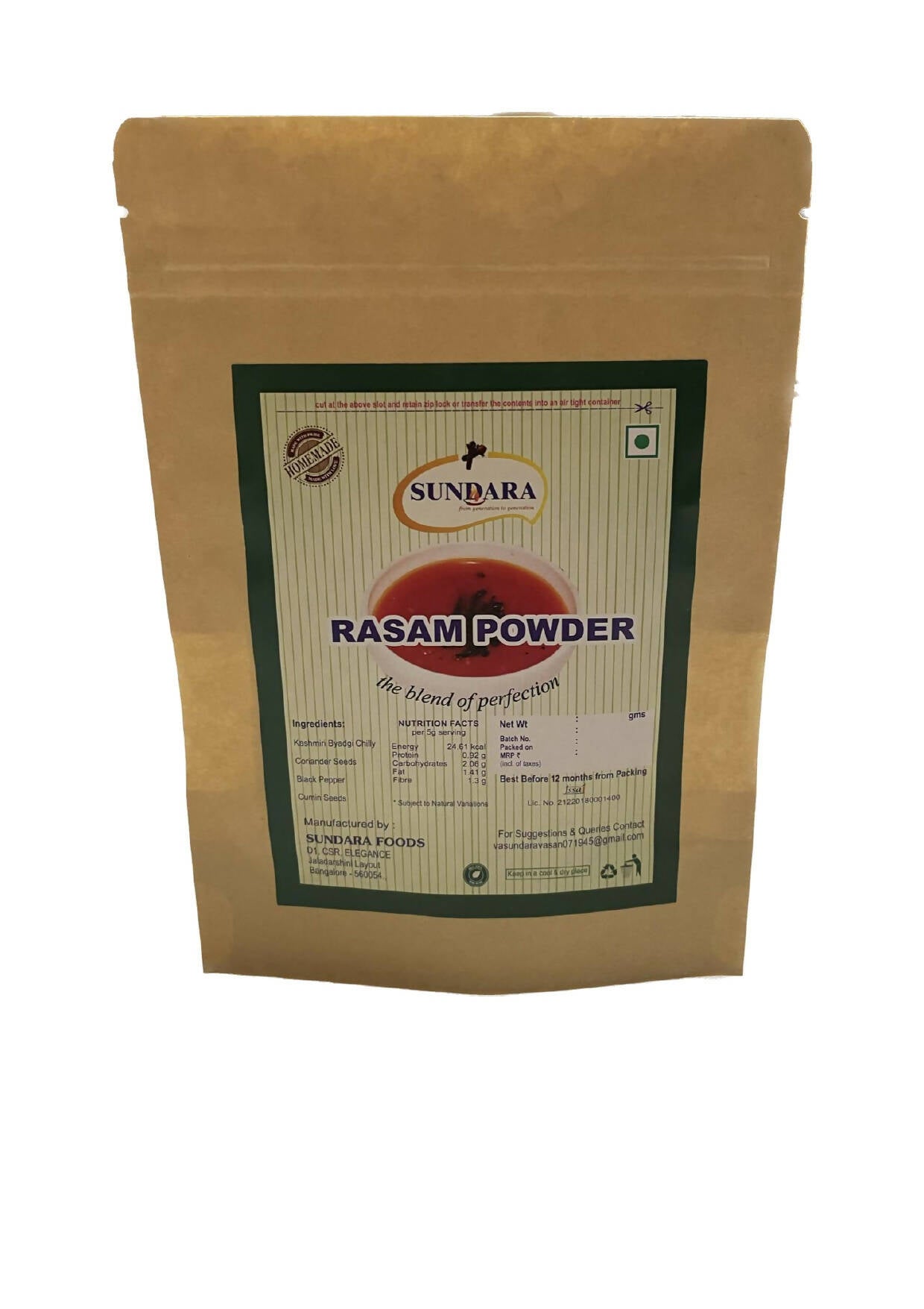 Sundara Rasam Powder - Safuron