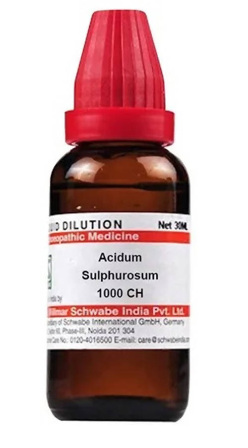 Dr. Willmar Schwabe India Acidum Sulphurosum Dilution Dr. Willmar Schwabe India Acidum Sulphurosum Dilution
