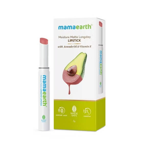 Mamaearth Moisture Matte Long Stay Lipstick-Carnation Nude Mamaearth Moisture Matte Long Stay Lipstick-Carnation Nude