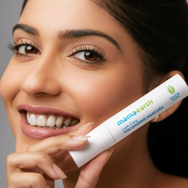 Mamaearth Lash Care Volumizing Mascara with Castor Oil & Almond Oil Mamaearth Lash Care Volumizing Mascara with Castor Oil & Almond Oil