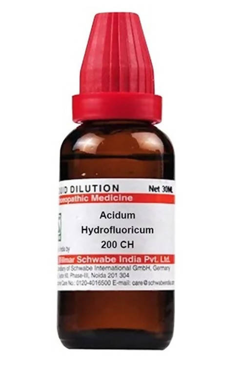 Dr. Willmar Schwabe India Acidum Hydrofluoricum Dilution Dr. Willmar Schwabe India Acidum Hydrofluoricum Dilution