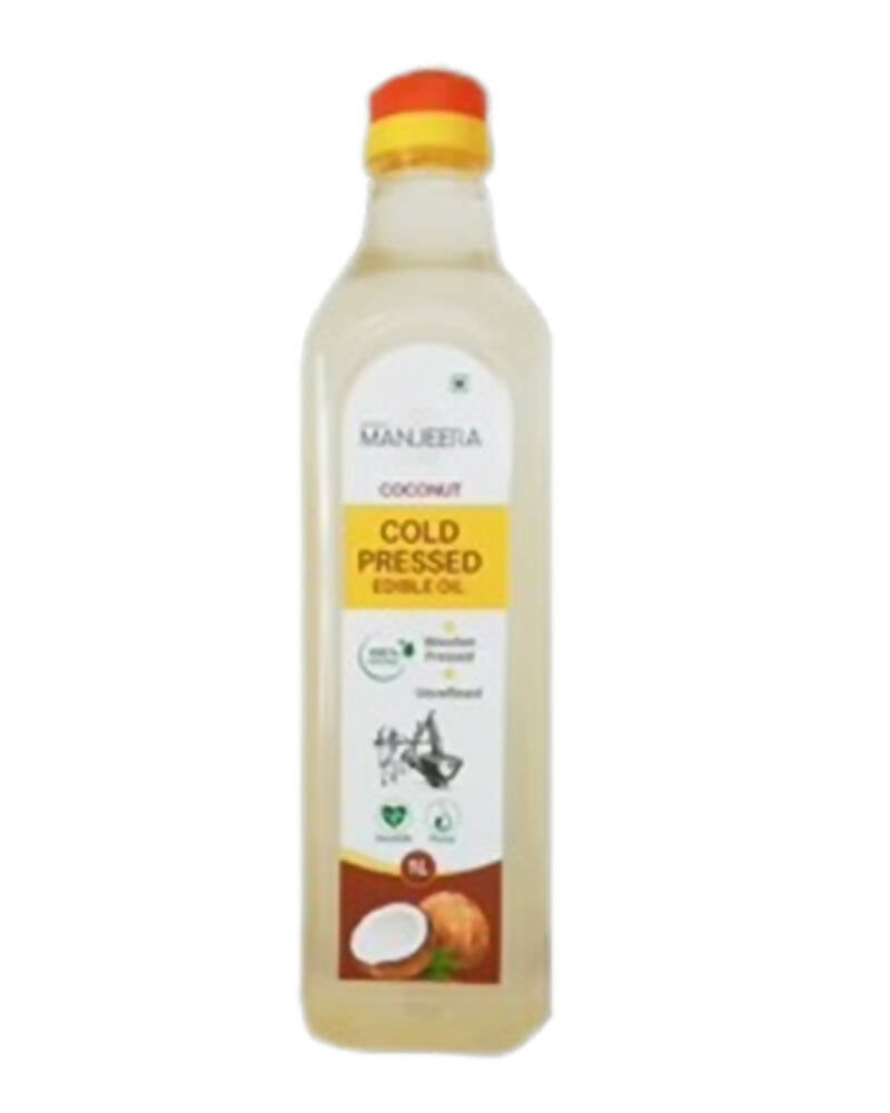 Manjeera Coconut Cold (Wood) Pressed Edible Oil - Safuron