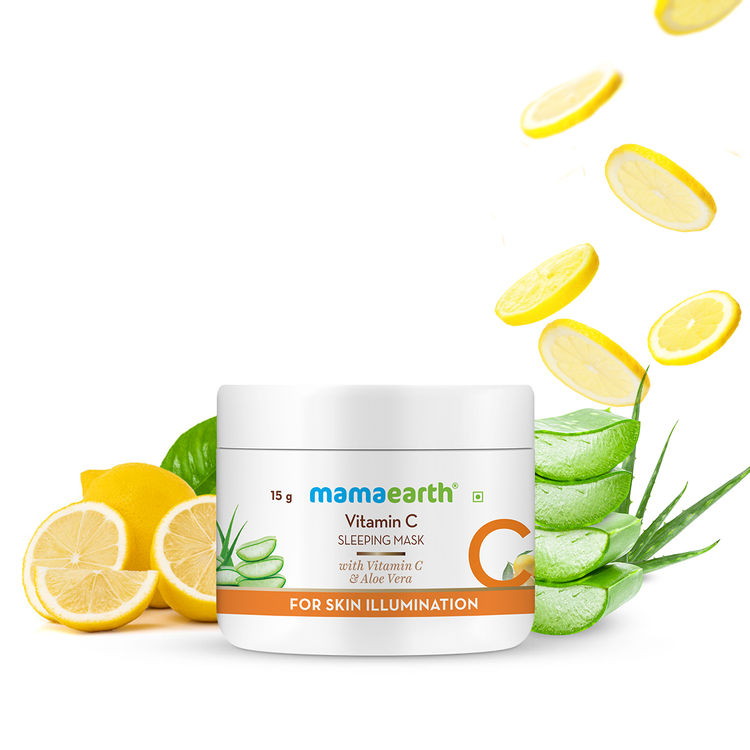 Mamaearth Vitamin C Sleeping Mask with Aloe Vera for Skin Illumination Mamaearth Vitamin C Sleeping Mask with Aloe Vera for Skin Illumination