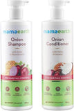 Mamaearth Onion Shampoo & Onion Conditioner For Hair Fall Control - Safuron
