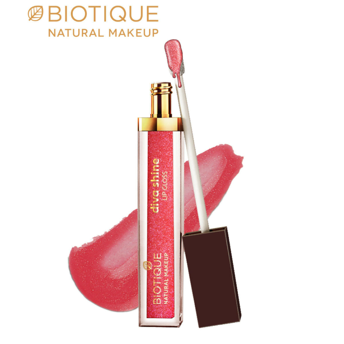 Biotique Diva Shine Lip Gloss - Dew Me Up Biotique Diva Shine Lip Gloss - Dew Me Up