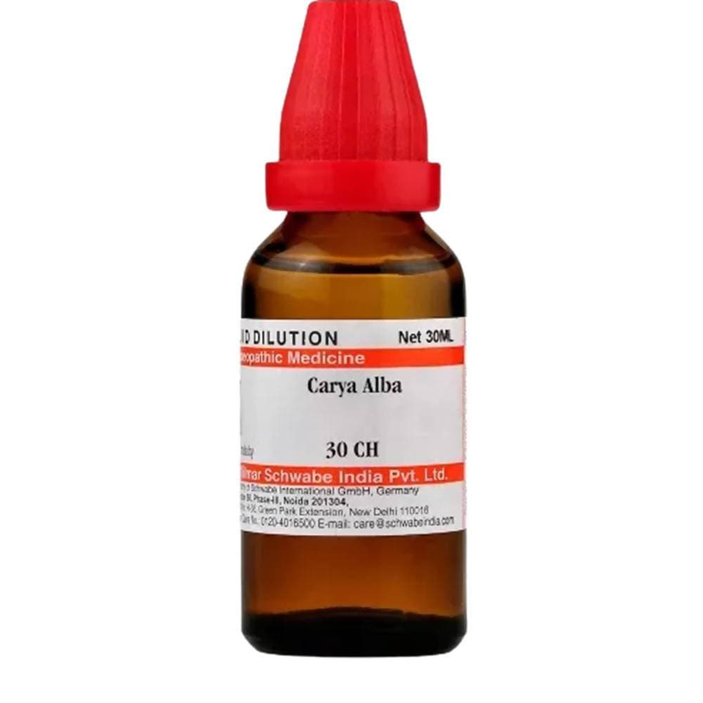 Dr. Willmar Schwabe India Carya Alba Dilution Dr. Willmar Schwabe India Carya Alba Dilution