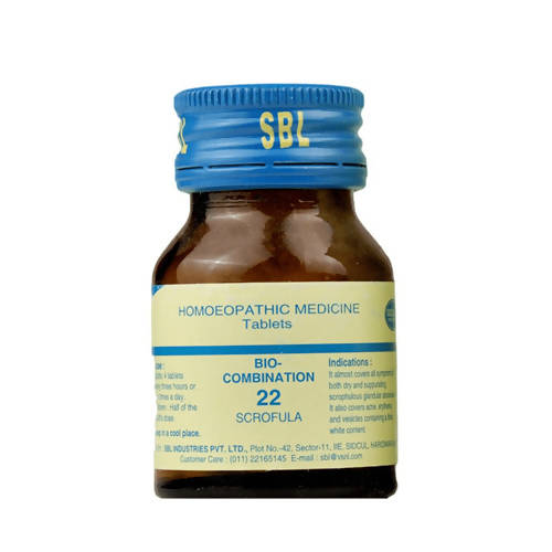 SBL Homeopathy Bio-Combination 22 Tablets SBL Homeopathy Bio-Combination 22 Tablets