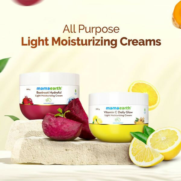 Mamaearth Vitamin C Daily Glow Light Moisturizing Cream with Turmeric & Vitamin C For Skin Brightening Mamaearth Vitamin C Daily Glow Light Moisturizing Cream with Turmeric & Vitamin C For Skin Brightening