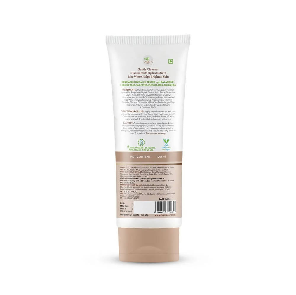 Mamaearth Rice Face Wash With Rice Water & Niacinamide Mamaearth Rice Face Wash With Rice Water & Niacinamide