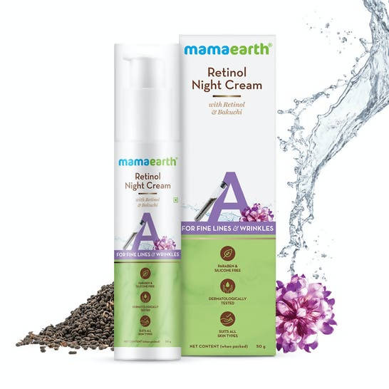 Mamaearth Retinol Night Cream with Retinol & Bakuchi Mamaearth Retinol Night Cream with Retinol & Bakuchi