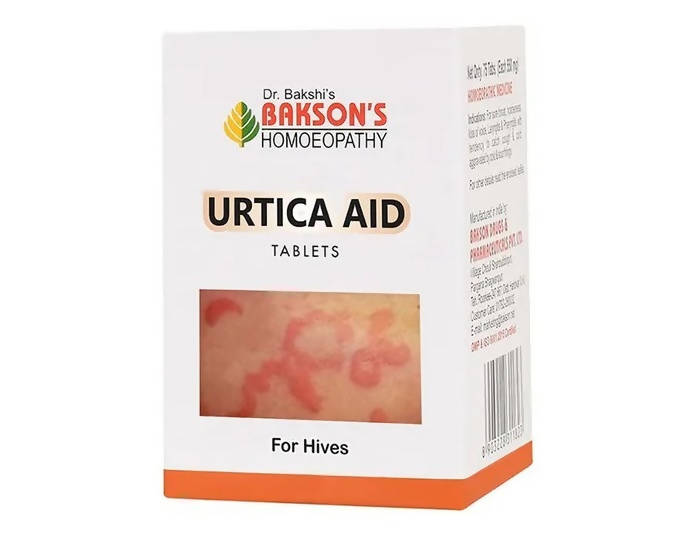 Bakson's Homeopathy Urtica Aid Tablets Bakson's Homeopathy Urtica Aid Tablets