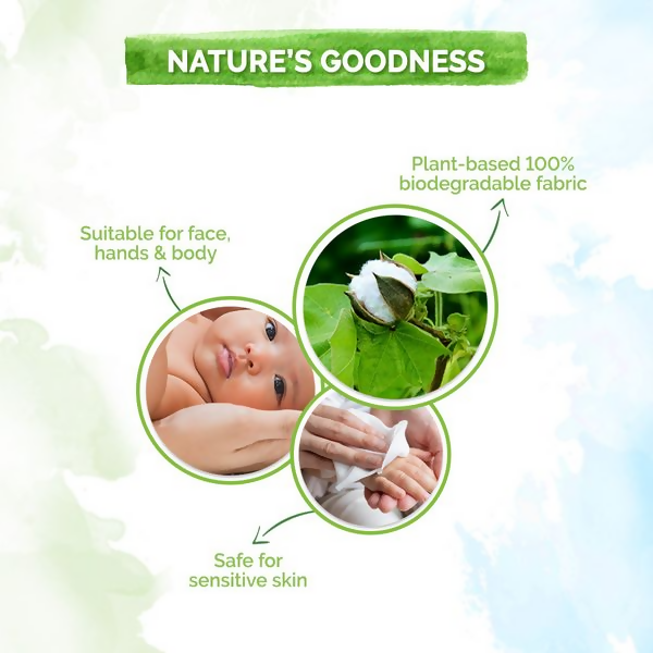 Mamaearth Baby 99% Pure Water Gentle Towel Wipes Mamaearth Baby 99% Pure Water Gentle Towel Wipes