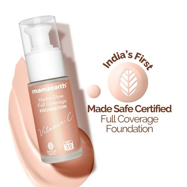 Mamaearth Hydra-Glow Full Coverage Foundation With Vitamin C & Turmeric - Ivory Glow Mamaearth Hydra-Glow Full Coverage Foundation With Vitamin C & Turmeric - Ivory Glow