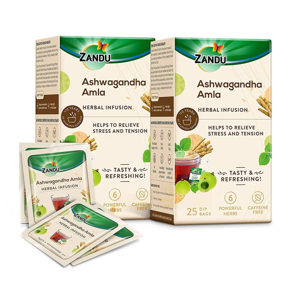 Zandu Ashwagandha Amla Herbal Infusion Tea Zandu Ashwagandha Amla Herbal Infusion Tea