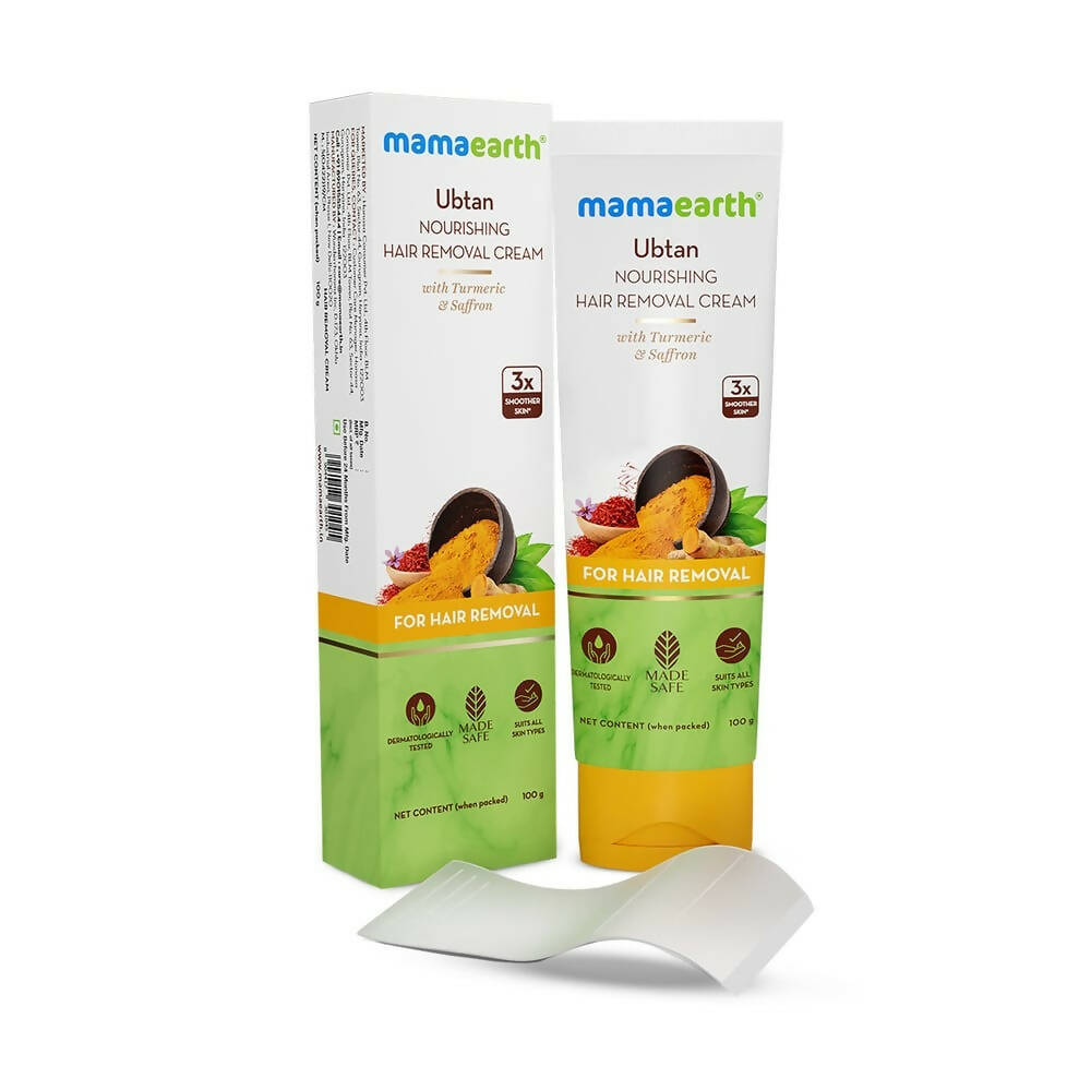 Mamaearth Ubtan Nourishing Hair Removal Cream With Turmeric & Saffron Mamaearth Ubtan Nourishing Hair Removal Cream With Turmeric & Saffron