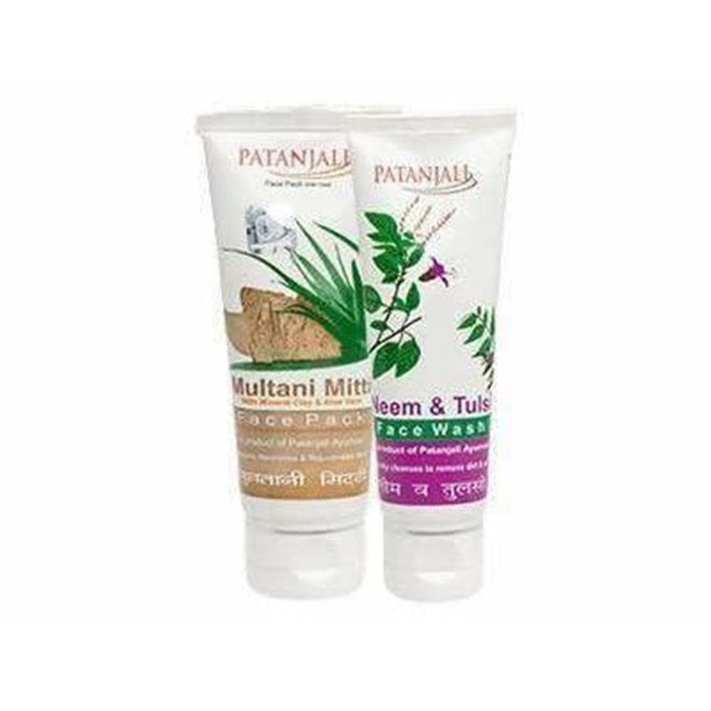 Patanjali Neem Tulsi Face Wash Plus Multani Mitti Face Pack Patanjali Neem Tulsi Face Wash Plus Multani Mitti Face Pack
