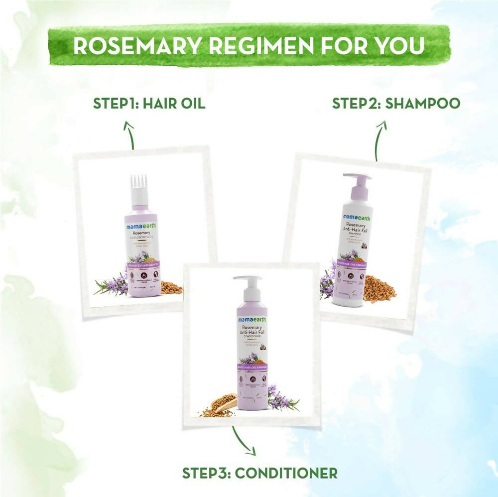 Mamaearth Rosemary Anti-Hair Fall Conditioner with Rosemary & Methi Dana Mamaearth Rosemary Anti-Hair Fall Conditioner with Rosemary & Methi Dana
