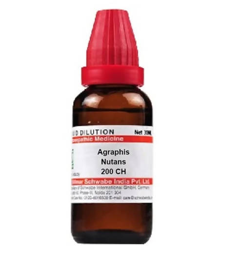 Dr. Willmar Schwabe India Agraphis Nutans Dilution Dr. Willmar Schwabe India Agraphis Nutans Dilution