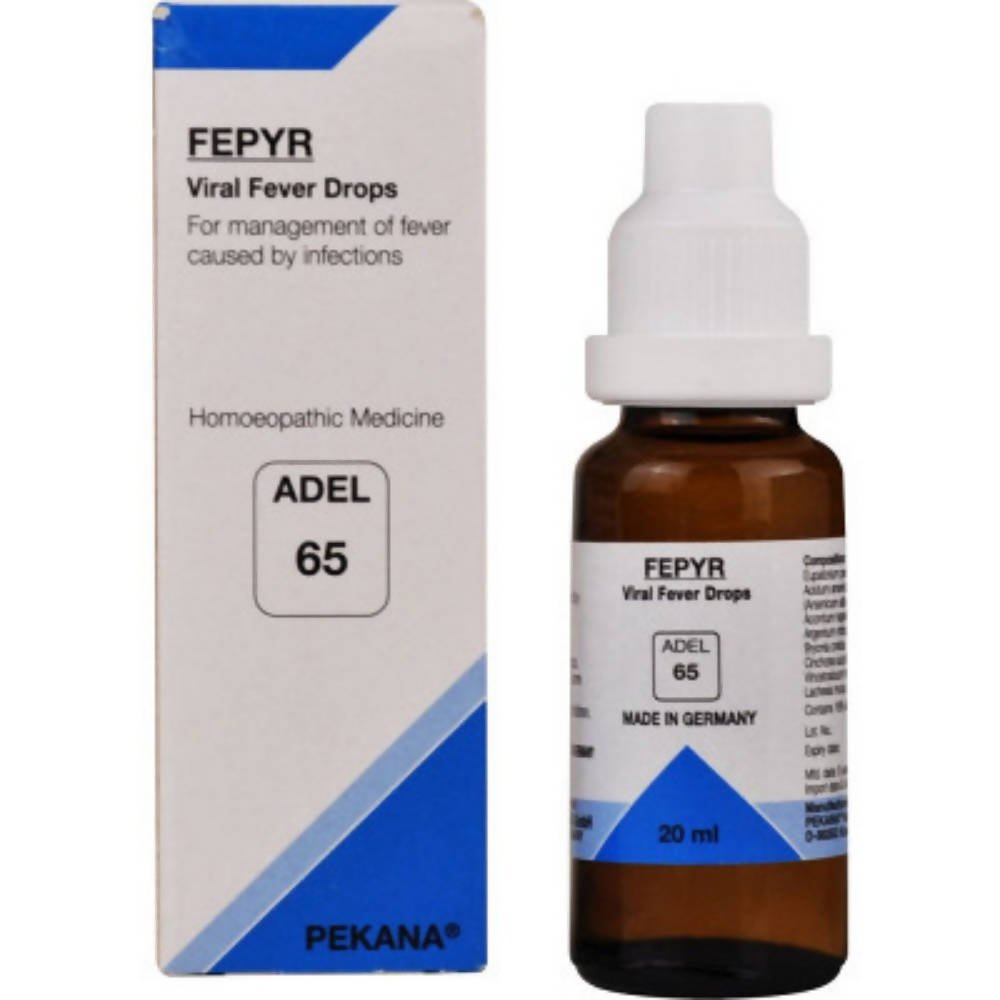 Adel Homeopathy 65 Fepyr Drops - Safuron Naturals