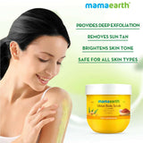 Mamaearth Ubtan Face Mask & Body Scrub with Turmeric & Saffron Combo For Tan Removal