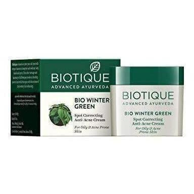 Biotique Bio Winter Green Spot Correcting Anti Acne Cream, 15g Biotique Bio Winter Green Spot Correcting Anti Acne Cream, 15g