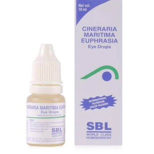 SBL Homeopathy Cineraria Maritima Euphrasia Eye Drops - Safuron SBL Homeopathy Cineraria Maritima Euphrasia Eye Drops - Safuron