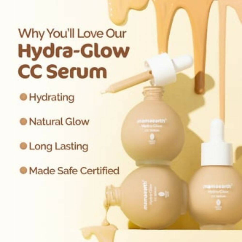 Mamaearth Hydra-Glow CC Serum With Vitamin C & Hyaluronic Acid-Vanilla Mamaearth Hydra-Glow CC Serum With Vitamin C & Hyaluronic Acid-Vanilla