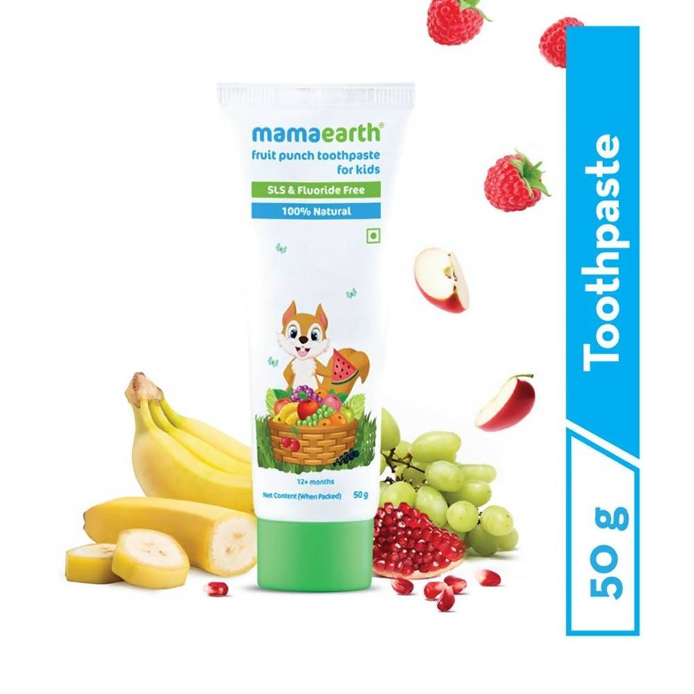 Mamaearth Fruit Punch Toothpaste For Kids Mamaearth Fruit Punch Toothpaste For Kids