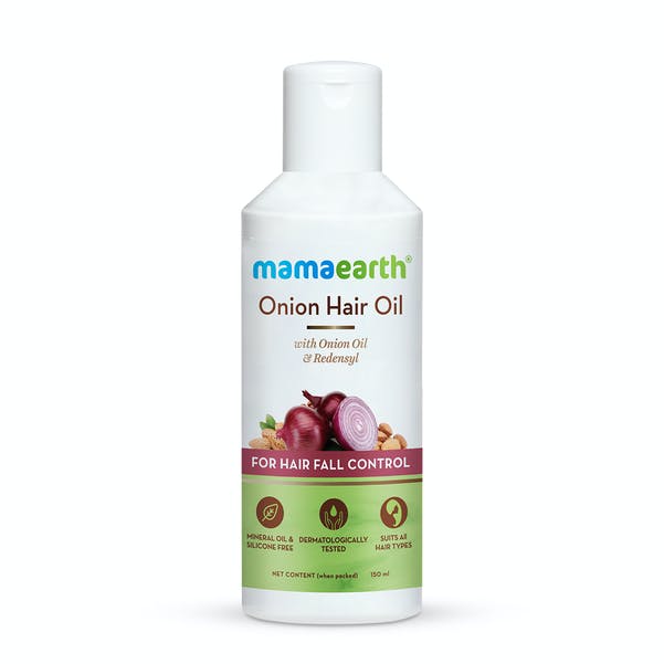 Mamaearth Onion Hair Oil With Onion & Redensyl For Hair Fall Control Mamaearth Onion Hair Oil With Onion & Redensyl For Hair Fall Control