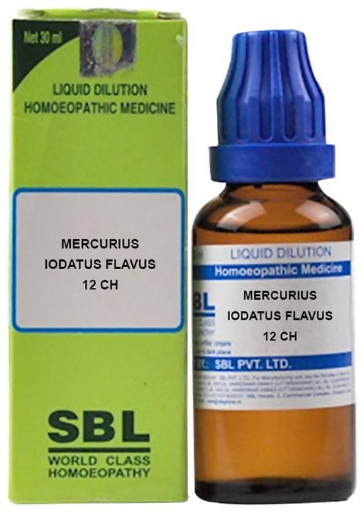 SBL Homeopathy Mercurius Iodatus Flavus Dilution SBL Homeopathy Mercurius Iodatus Flavus Dilution