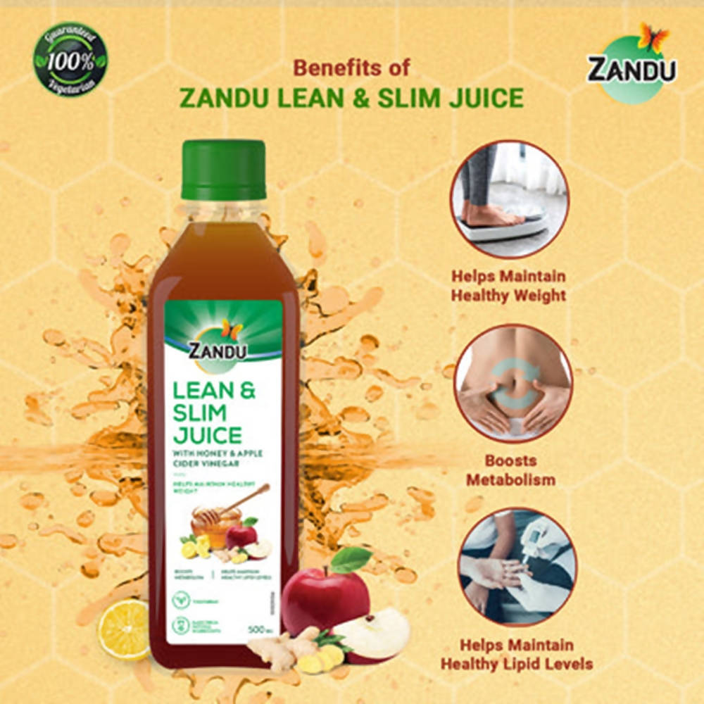 Zandu Lean & Slim Juice with Honey & Apple Cider Vinegar Zandu Lean & Slim Juice with Honey & Apple Cider Vinegar