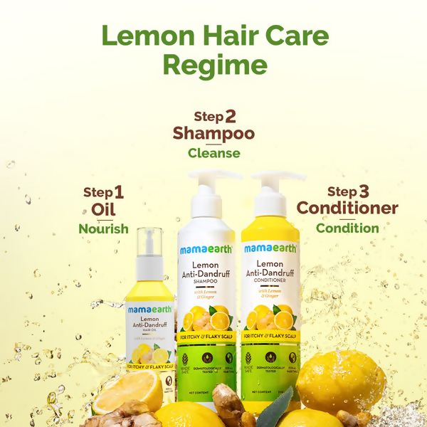Mamaearth Lemon Anti-Dandruff Hair Oil with Lemon & Ginger for Dandruff Mamaearth Lemon Anti-Dandruff Hair Oil with Lemon & Ginger for Dandruff