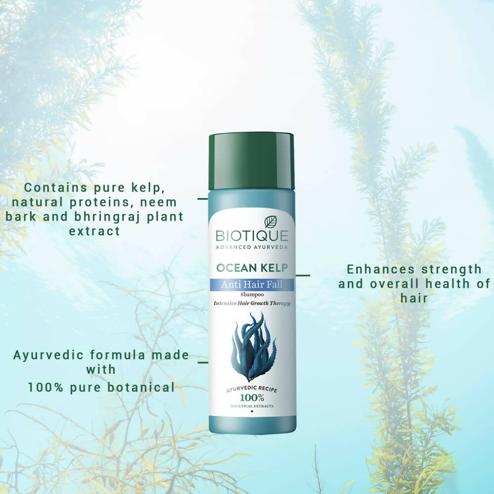 Biotique Ocean Kelp Anti Hair Fall Shampoo Biotique Ocean Kelp Anti Hair Fall Shampoo