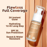 Mamaearth Hydra-Glow Full Coverage Foundation With Vitamin C & Turmeric - Caramel Glow - Limited Time Offer