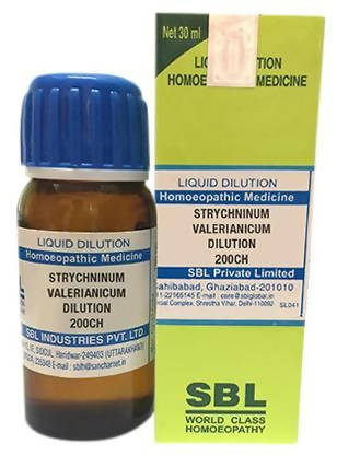SBL Homeopathy Strychninum Valerianicum Dilution SBL Homeopathy Strychninum Valerianicum Dilution
