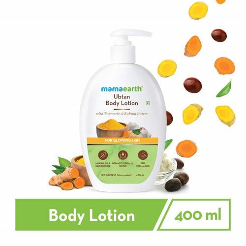 Mamaearth Ubtan Body Lotion For Glowing Skin Mamaearth Ubtan Body Lotion For Glowing Skin