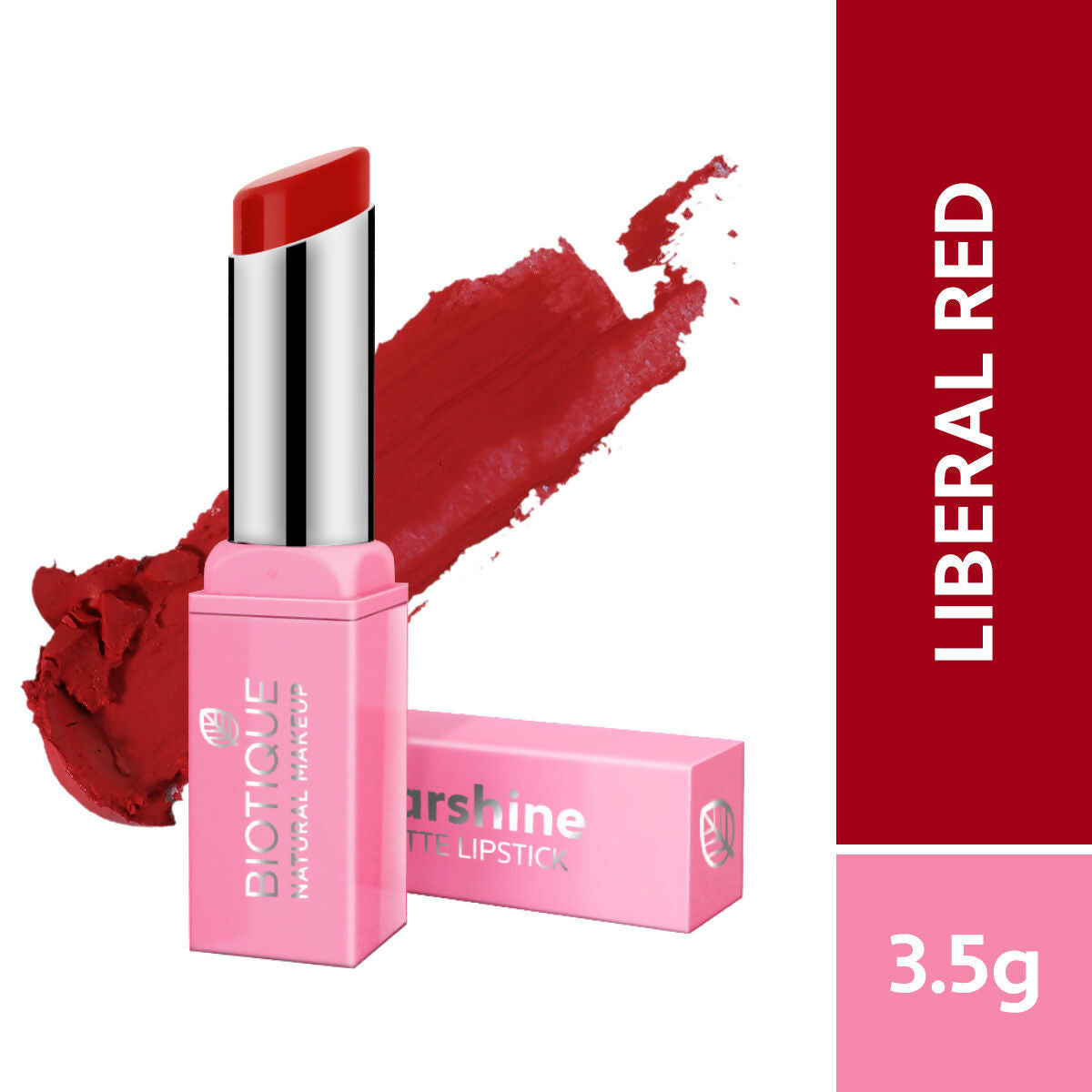 Biotique Starshine Matte Lipstick - Liberal Red Biotique Starshine Matte Lipstick - Liberal Red