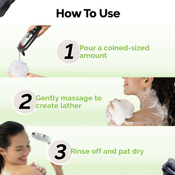 Mamaearth Charcoal Moisturizing Body Wash with Activated Charcoal & Energizing Mint for Skin Mamaearth Charcoal Moisturizing Body Wash with Activated Charcoal & Energizing Mint for Skin