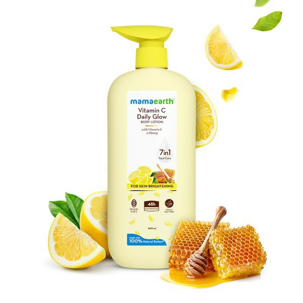 Mamaearth Vitamin C Daily Glow Body Lotion For Skin Brightening Mamaearth Vitamin C Daily Glow Body Lotion For Skin Brightening